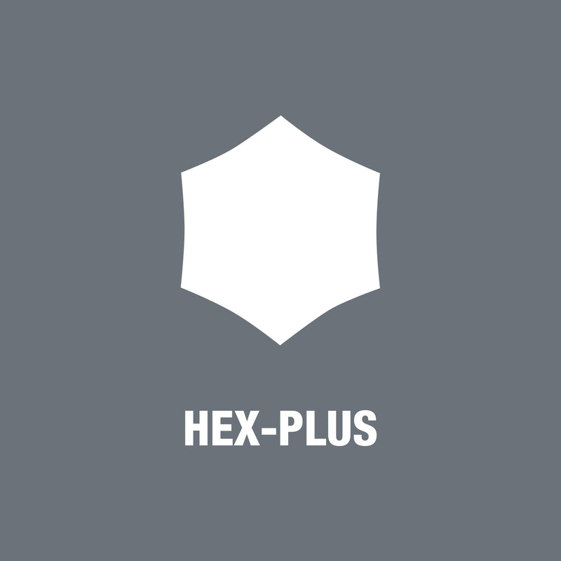 WERA 05022130001 950/9 L Hex-Plus HF 1 L-Key Set, Metric, Chrome-Plated, with Holding Function, 9 Pieces Classic