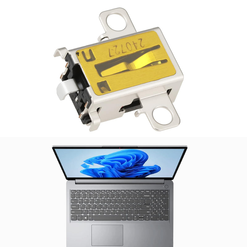 Laptop DC Power Jack Port Compatible with Lenovo IdeaPad 1 15IJL7 82LX 1 15IAU7 82QD Replacement