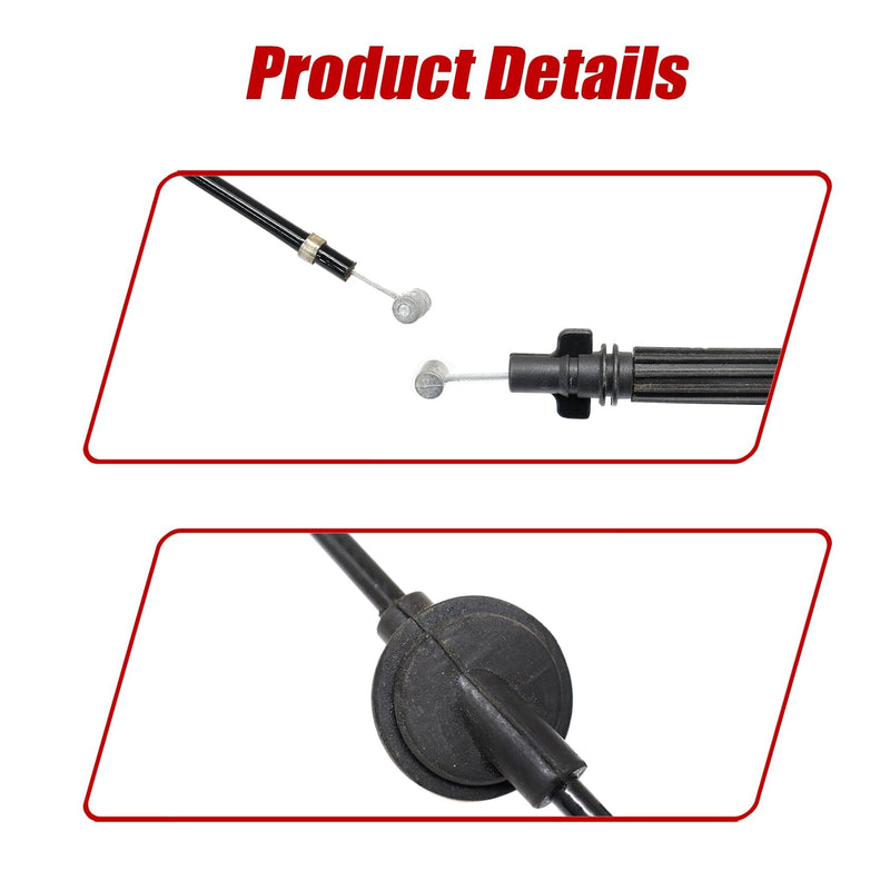 FZJDSD Hood Latch Release Cable 1PC Front Compatible with Audi A4 S4 A5 S5 Q5 SQ5 2008-2017 Replace 8R1823535, 8K1823535, 8T1823535, Front Hood Latch Lock Release Cable