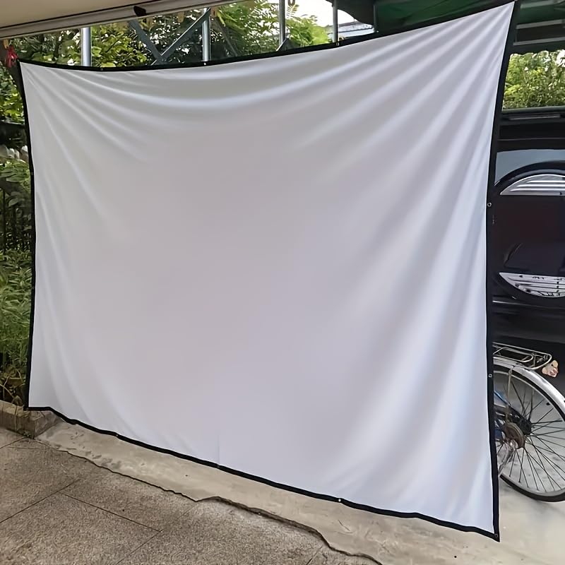 Multi-Size 60/84/100/120 Inch 4K Projector Display Screen, Portable Fold Washable Wrinkle Resistant Wall Screen for Home Theater & Business Presentation (100inch) 100inch