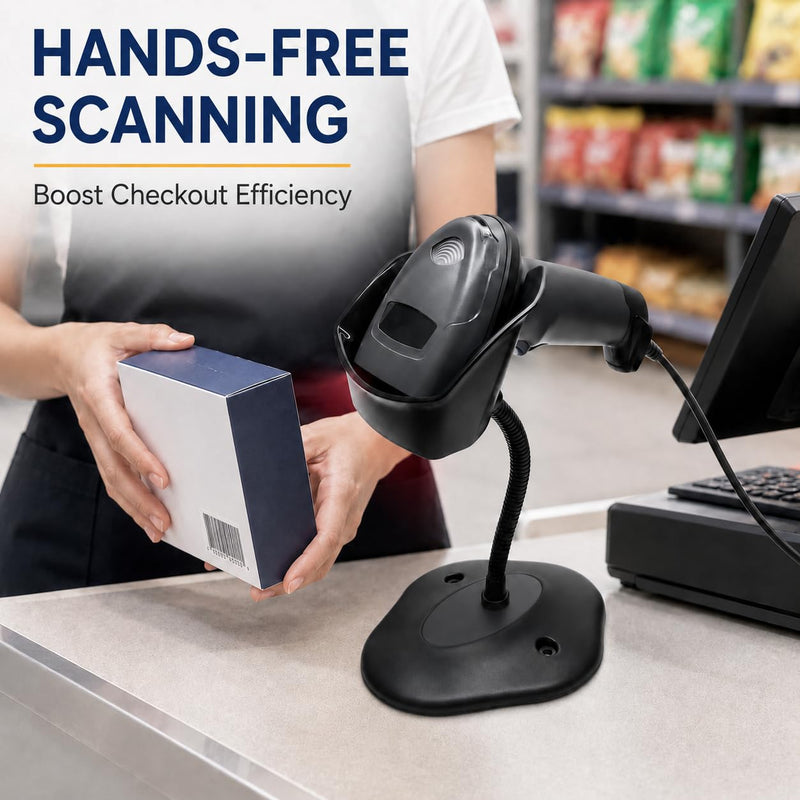 Universal Barcode Scanner Holder [New Version 2026] for Symbol Zebra DS2208 DS2278 DS4308 DS4608 DS8108 DS2208 Stand Holder (1) 1