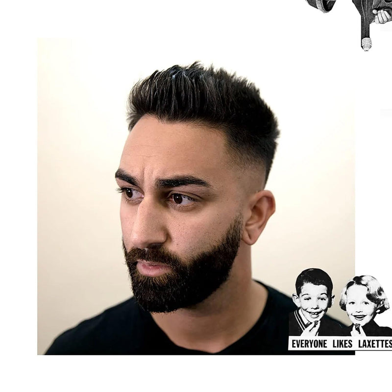 Uppercut Deluxe Quiff Roller Hair Styling Brush | Volumising Hair Brush to Lift and Create Quiff Styles. Spaced Ball Tipped Bristles Prevent Pulling. For Smooth Styling.