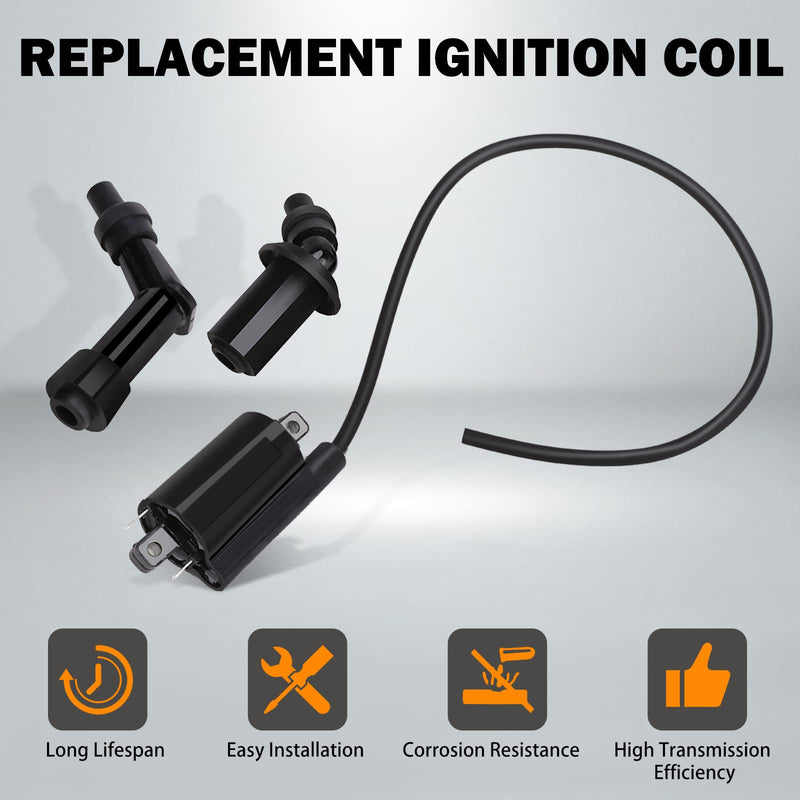 Ignition Coil for Kawasaki Mule 3010 4010 2510 2500 2520 3000 3020 4000 4010 KAF 620 650 FD620D FD611V FD661D FD440V FD501D FD501V VN 800 Vulcan Coil Replace 21121-2092 33410-38A20 21121-2083 AM120732