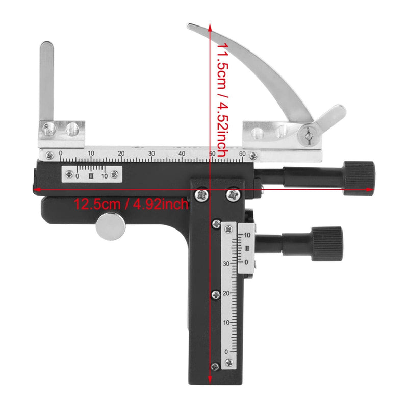 Microscope Calipers Professional Attachable Mechanical X-Y Moveable Stage Caliper High Precision with Scale for Microscope Microscope Stage Clips x-y Stage Digitala bromsok