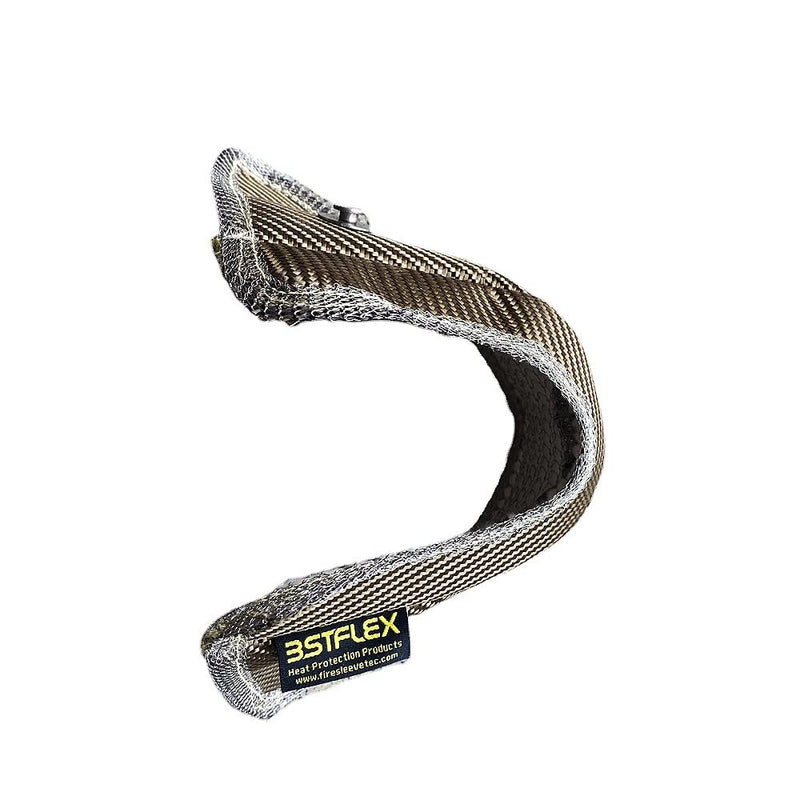 Titanium 44mm Turbo blanket for Wastegate Heat Shield Cover Fiberglass Jacket Bag Turbocharger (44mm)
