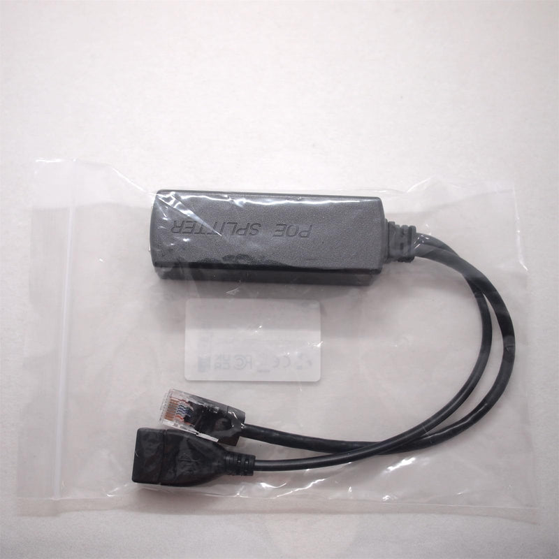 Gigabit Ethernet Active PoE Splitter 48V to 5V 2.4A with USB Female Type A Port