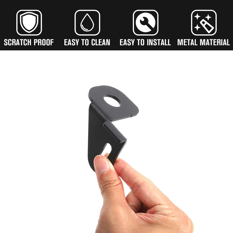 Jimen Compatible with 2007-2022 Jeep Wrangler JK JL, CB Radio Antenna Mount Bracket, Driver Side