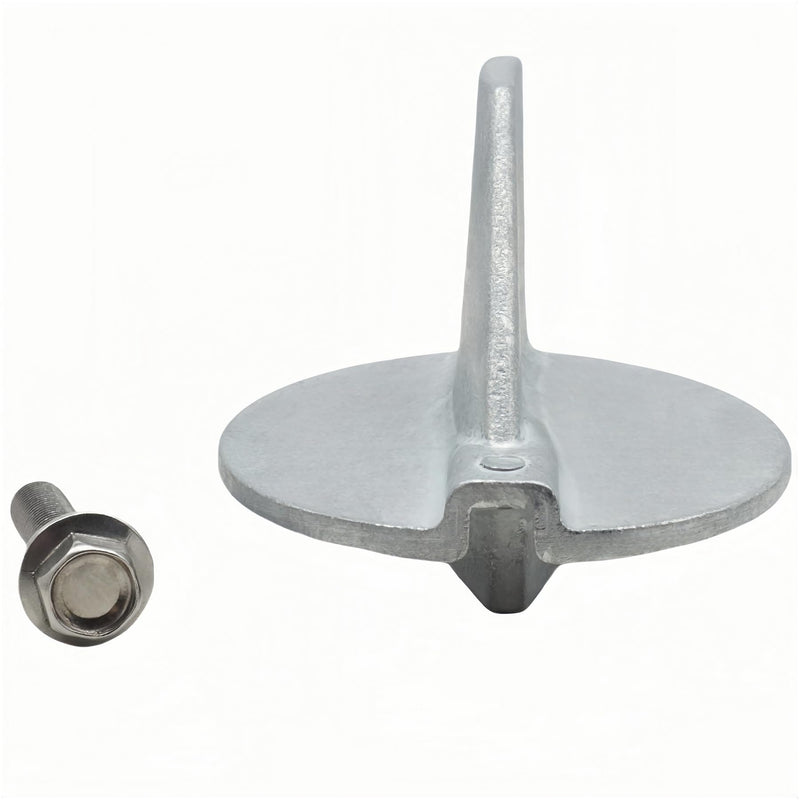6E5-45371-01-00 Outboard Trim Tab Anode for Yamaha 115-225 HP Boat Motors | Fits for 115 130 150 175 200 225 HP 2/4-Stroke Engines, and F115 & VF115 All Models, Replaces 6E5-45371-01, Sierra 18-6097