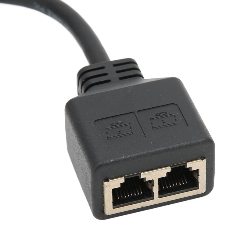 RJ45 Network 1 to 2 Port Ethernet Adapter Splitter, 1 Male to 2 Female LAN Ethernet Splitter Adapter Cable for All Networks, Homes and Offices, and All Broadband Connections