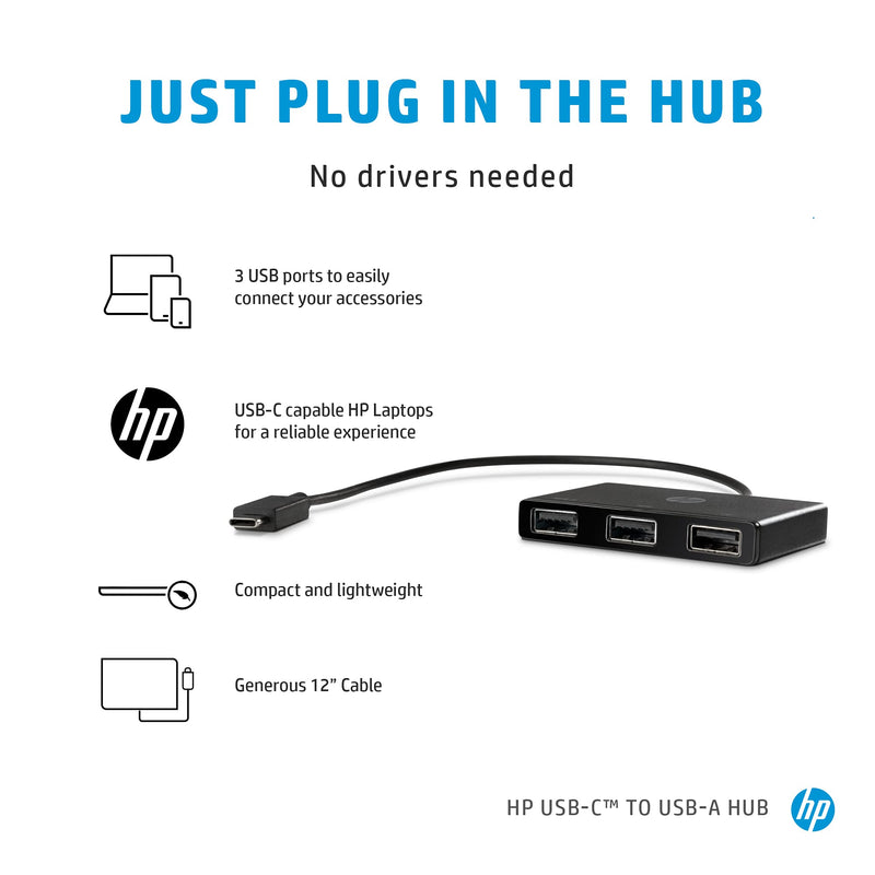 Hp USB-C to USB-A Hub HP Computer