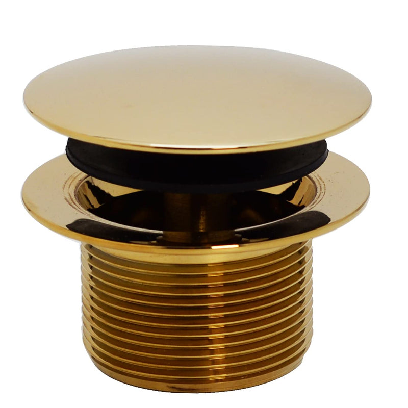 Westbrass D560RK-01 SCH. 40 PVC 1-1/2" Coarse Thread Plumber's Pack Tip-Toe Bathtub Drain Plug with Linear Overflow Faceplate, Tee & Elbows, Polished Brass 1-Pack