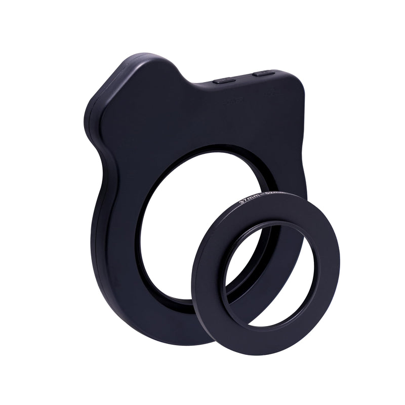 FL26 Macro Photography Pocket Ring Light – Smartphone Clip-On LED Fill Light for Close-Up Photography – Rechargeable and Adjustable Brightness – Compatible with iPhone, Samsung, Android
