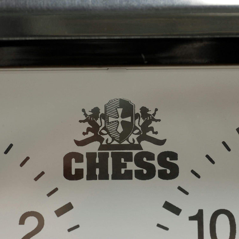 WE Games Analog Chess Clock Timer with Quartz Precision Technology, Game Timer Clock for Blitz Chess and Bullet Chess, Chess Timer Clock Official, Chess Clocks with Analog Timer for Board Games