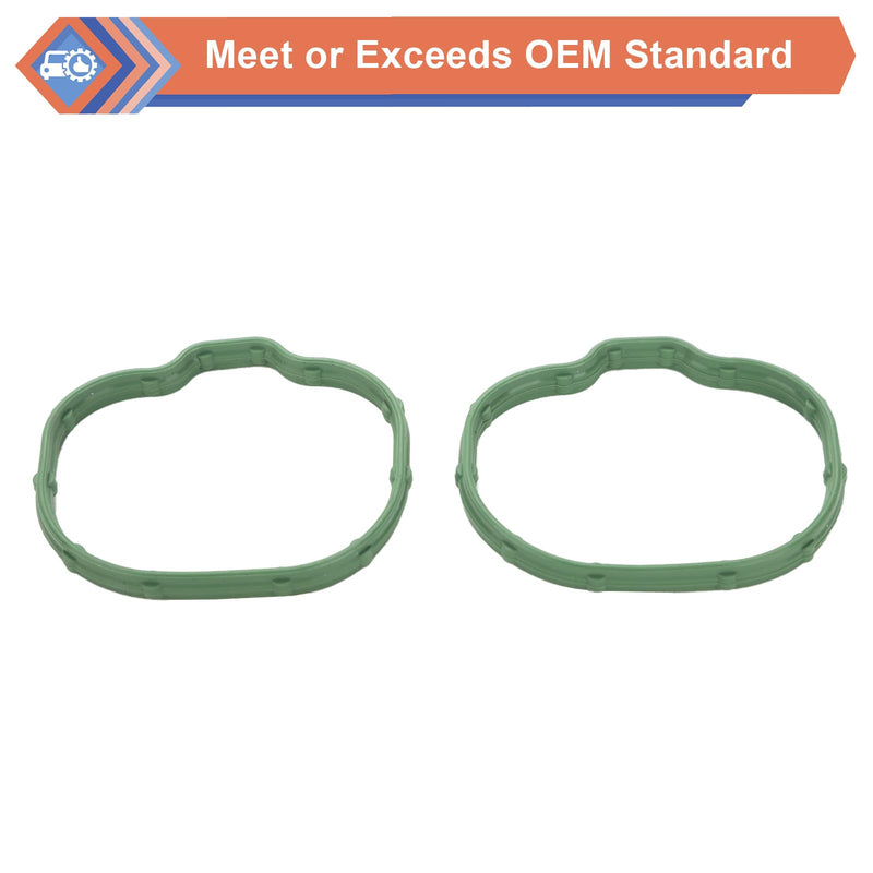 ZONFANT Intake Manifold Gasket Set Compatible with 2007-2012 Ford Edge Flex Fusion Taurus Taurus X, 2007-2015 Mazda 6 CX-9, 2007-2012 Lincoln MKS MKT MKX MKZ, 2008-2009 Mercury Sable, Replace#MS97118