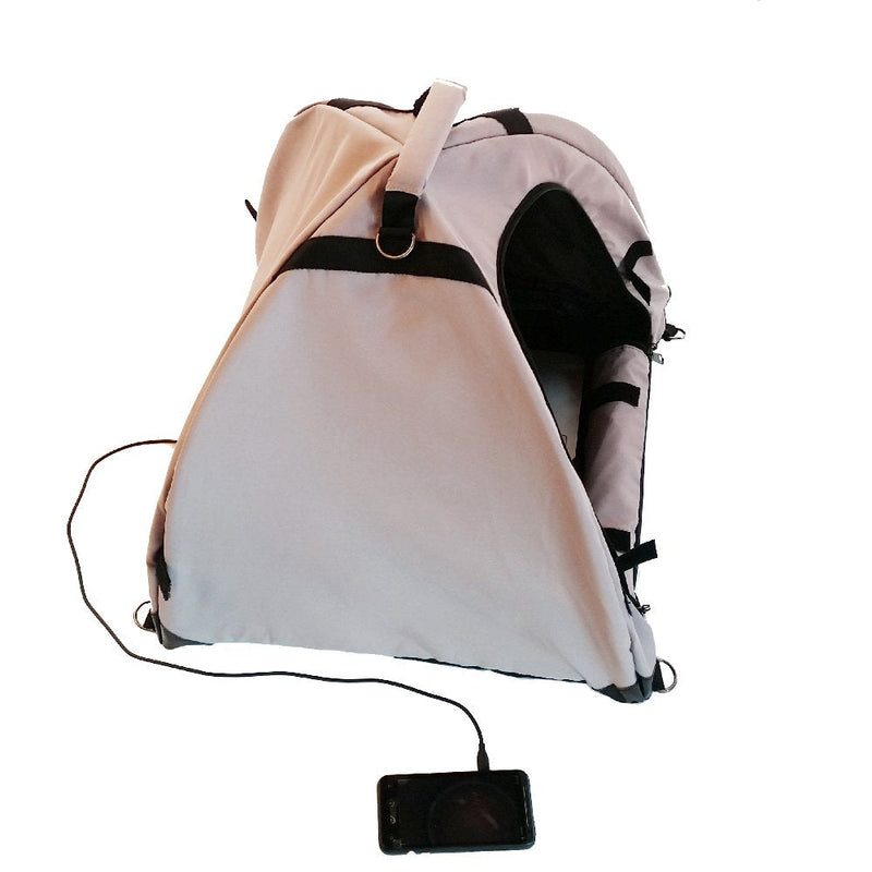 Laptop Tent Sun Shade & Water-Resistant Bag with Glare Shield, Shoulder Strap, Portable Case for Working Outside | Foldable | Privacy Cover Hood | Heat & Light Reflective Outdoor UV Material