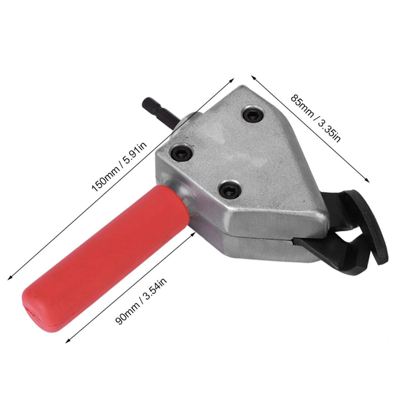 Metal Sheet Cutter Head, Metal Attachment for Electric Drill Clippers Scissors
