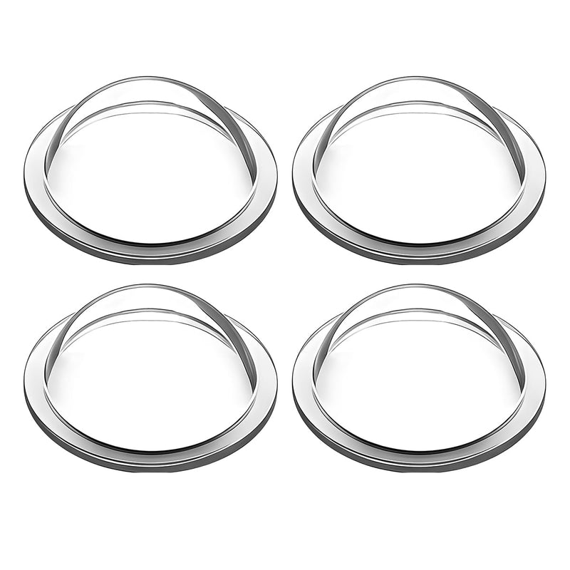 Zpana 4PCS Car Camera Lens Protector, Clear Backup Camera Cover | Transparency 360° Panoramic Rearview Camera Rain Guard Cover, Anti-Glare Weatherproof Auto Backup Lens Shield