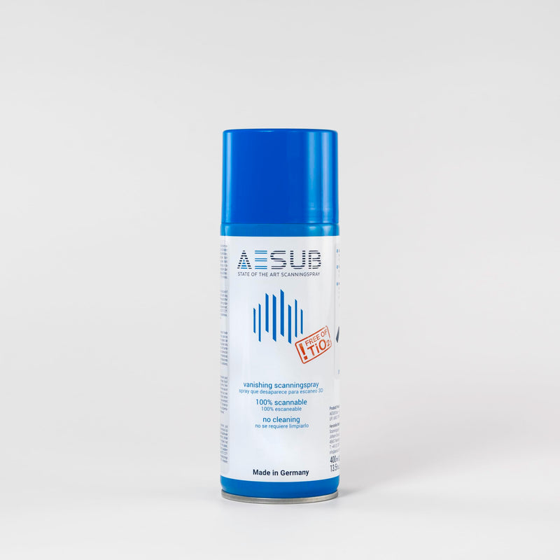 AESUB Blue Spray for 3DMakerpro 3D Scanner, Suitable for Reflective, Transparent Surface or Highly Textured Surfaces 400ml