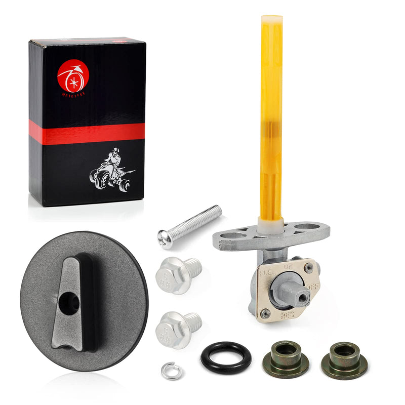 Fuel Tank Petcock and LEVER Compatible with HONDA TRX400EX TRX400X 1999-2014 Valve Switch