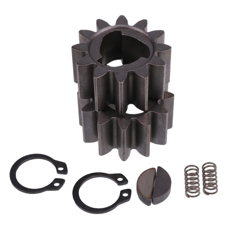 Drive Gear Kit 12 Teeth 42661-VE2-800 Gears & 42672-VE2-800 Keys & Springs & Clips Compatible with 21" Honda Mower HRR216 HRS216 HRB216K4 HRB216K5