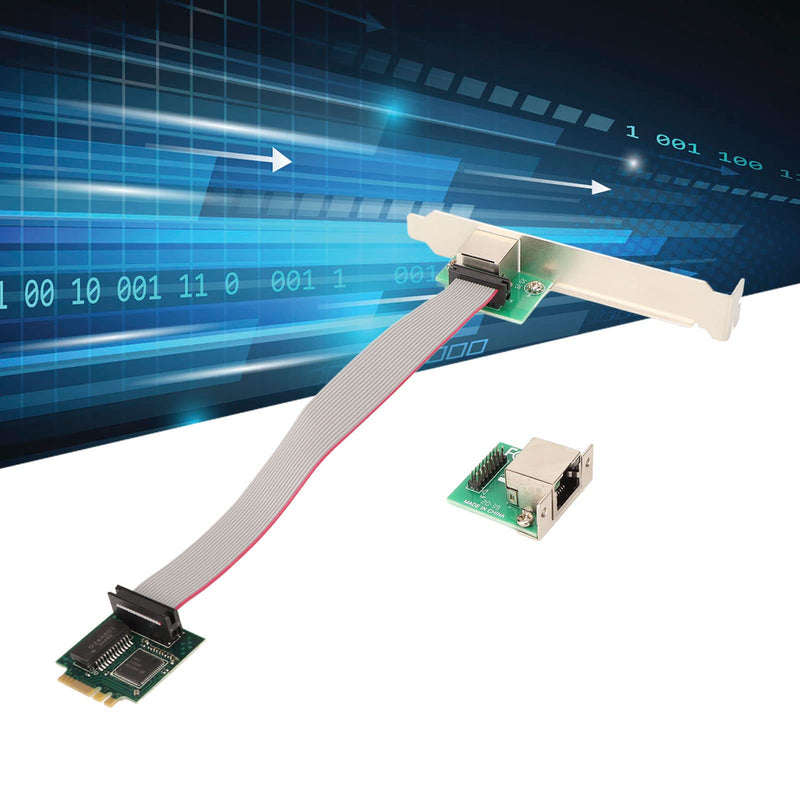 Gigabit Ethernet Server Adapter, M.2 A E Key Single Port Gigabit Server NIC Adapter 1000M RJ45 Ethernet NIC.