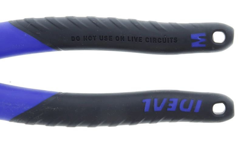 IDEAL Electrical 30-3429 Multi-Crimp Tool - 9.75 in., High Leverage Pivot Wire Crimper with Knife-To-Anvil Blades, Dual Durometer Molded Grips Smart Grip