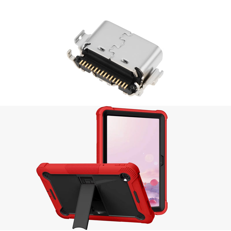 5pcs Type C 16 Pin Charging Port Connector Replacement Compatible with TCL TAB 8 LE 9132 9137