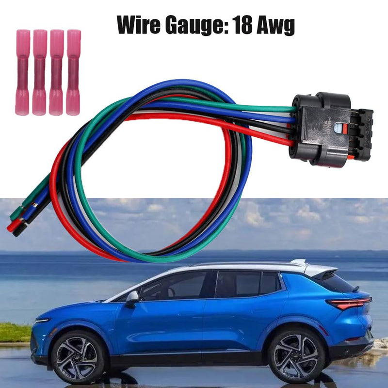 Fuel Rail Pressure Sensor Connector Pigtail Compatible with Chevy and GM 2017-2024 with L5P Duramax 6.6L Engine Wiring Harness Plug