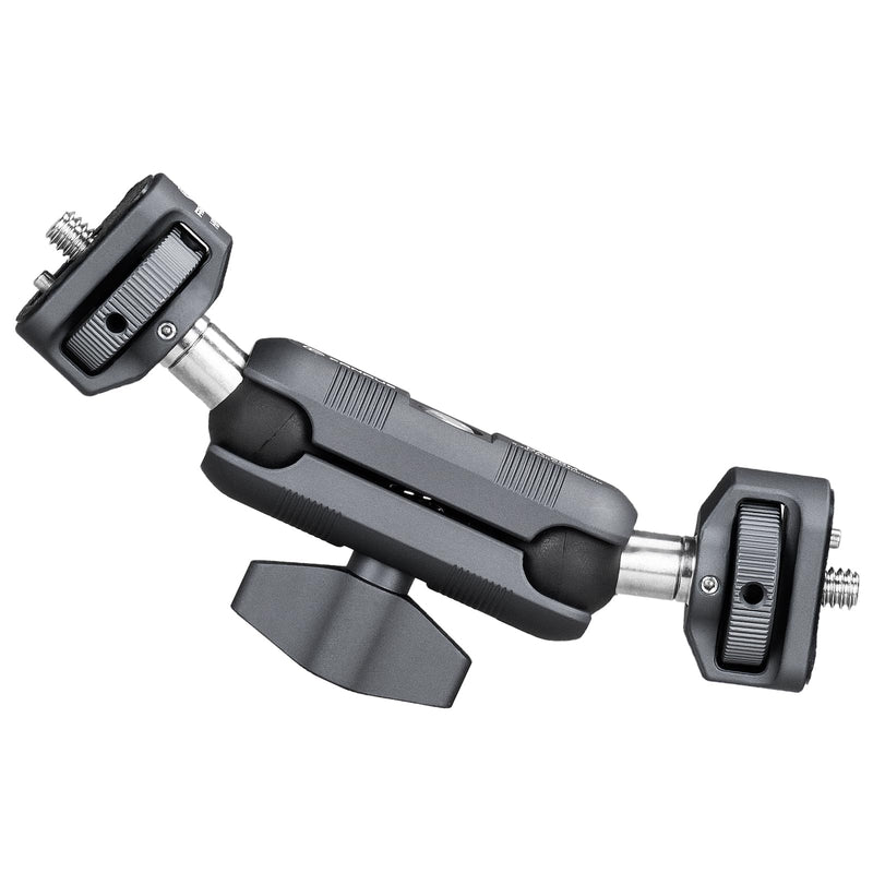 FANAUE Mini Articulating Arm Mount Camera Accessories Compatible with 1/4"-20 to 1/4"-20 Connectors (with Locating Pins) Aluminum-Built Arm Offers Flexibility Connectors