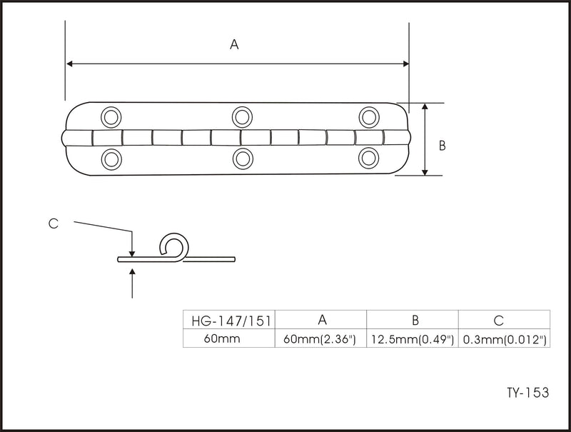 QCAA Solid Brass 180 Degree Wooden Jewery Box Hinge, Cabinet Closet Hinge, 102mm x 18mm(4.02" x 0.71"), Matte Black, Made in Taiwan, 4 Pack 102mm - 4 Pack