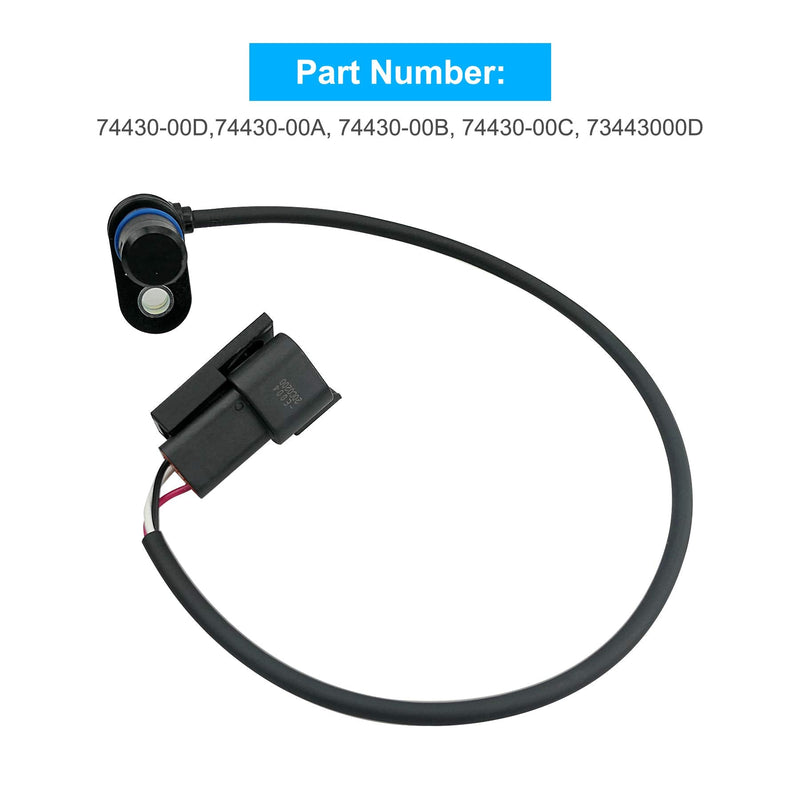 Speed Sensor for Harley Davidson Softail Road King Classic Electra Glide Softail Night Train 2000-2006, 74430-00D, 74430-00A, 74430-00B, 74430-00C Motorcycle Electronic Speedometer Sensor