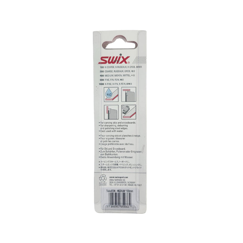 Swix Diamond Stone, Medium Grit #400, 100mm