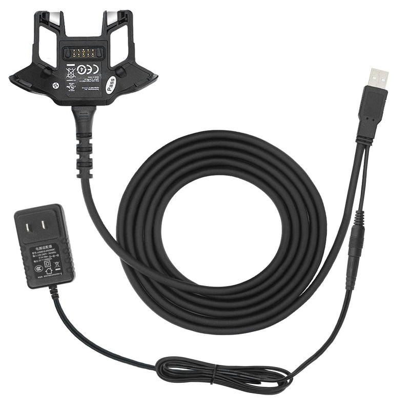USB Charger Cable and Adapter for Zebra Symbol TC70 TC70X TC72 TC75 TC75X TC77,5V/3A Super Fast Charger(CBL-TC7X-SERL1-01),PDA Handheld Barcode Touch Mobile Computer Accessories,Scanner Charger