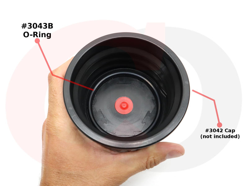 Captain O-Ring – Replacement 3043B O-Rings for VP Racing Fuels 3042 Gas Can/Utility Jug Caps (6 Pack)