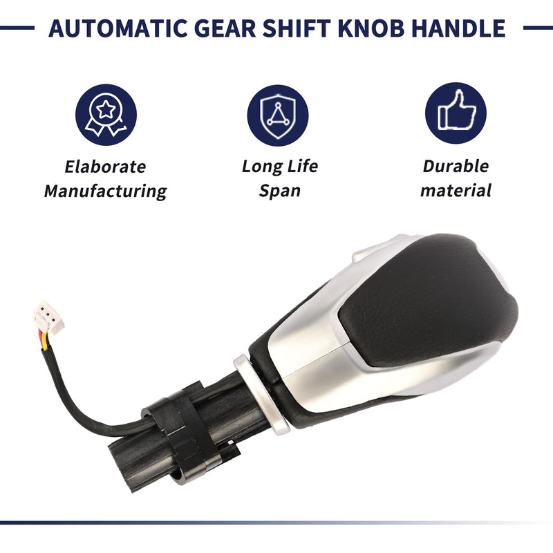 Automatic Gear Shift Knob Handle with Button DG9Z-7213-EA for Ford Fusion 2013-2016 / Escape 2013-2016 / Transit 2015-2019 / Transit Connect 2018-2023 Gear Shifter Lever Selector (Matte) Matte