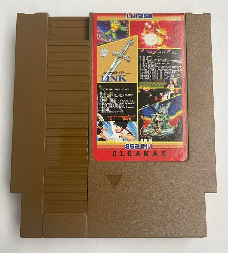 852 in 1 NES Cartridge, Multi-Game Collection for NES Console | Multi-Game Collection, For NES Console