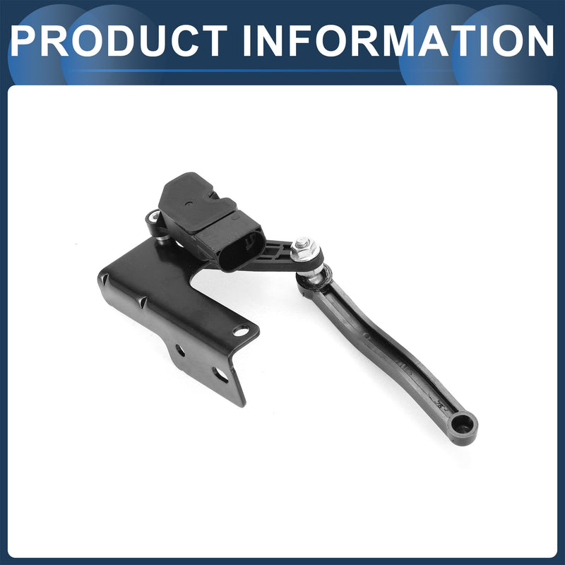 Air Suspension Ride Height Level Sensor, Front Right Height Level Sensor No.68235500AA/68270710AA for Ram 1500 2015-2018 Black, 1 Pc