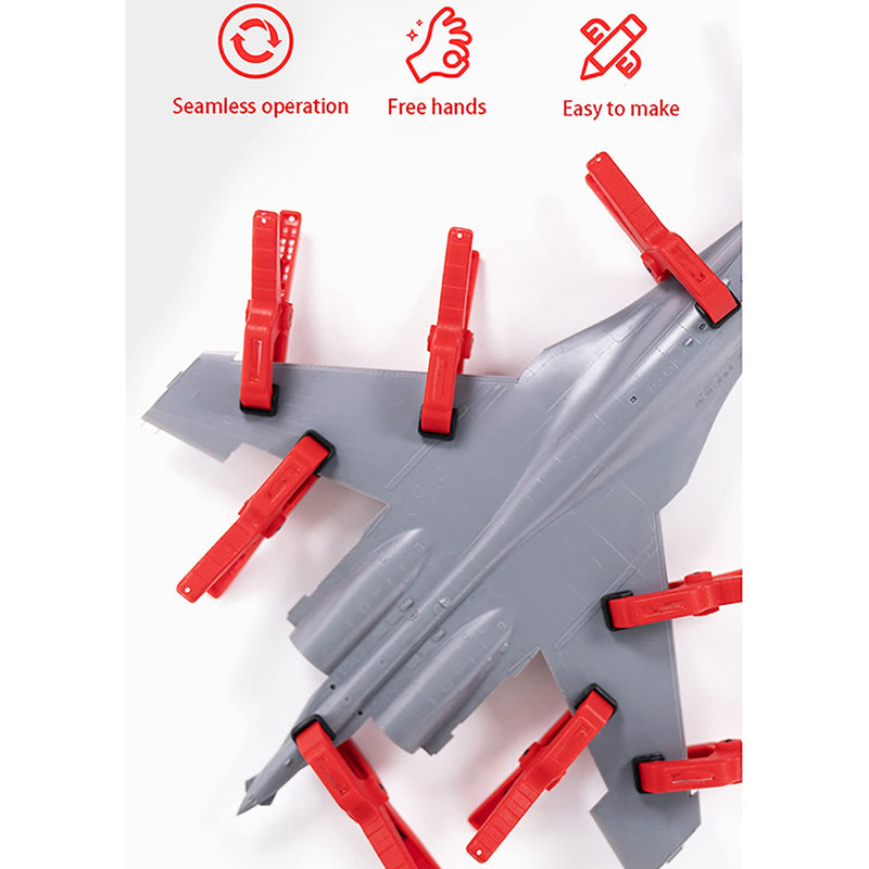 2/4/20 PCS Seamless Auxiliary Clamp Model Tool for Hobby Model DIY 20pcs