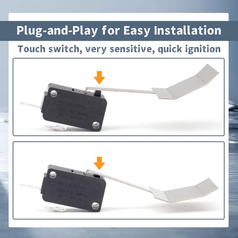 31093 RV Furnace Sail Switch Kit Replacement for Dometic Atwood Hydro Flame AFSAD AFSD AFMD Serials Series, 2 Pack RV Camper Furnaces Low Air Flow Sail Switch Numbers Before 72498929