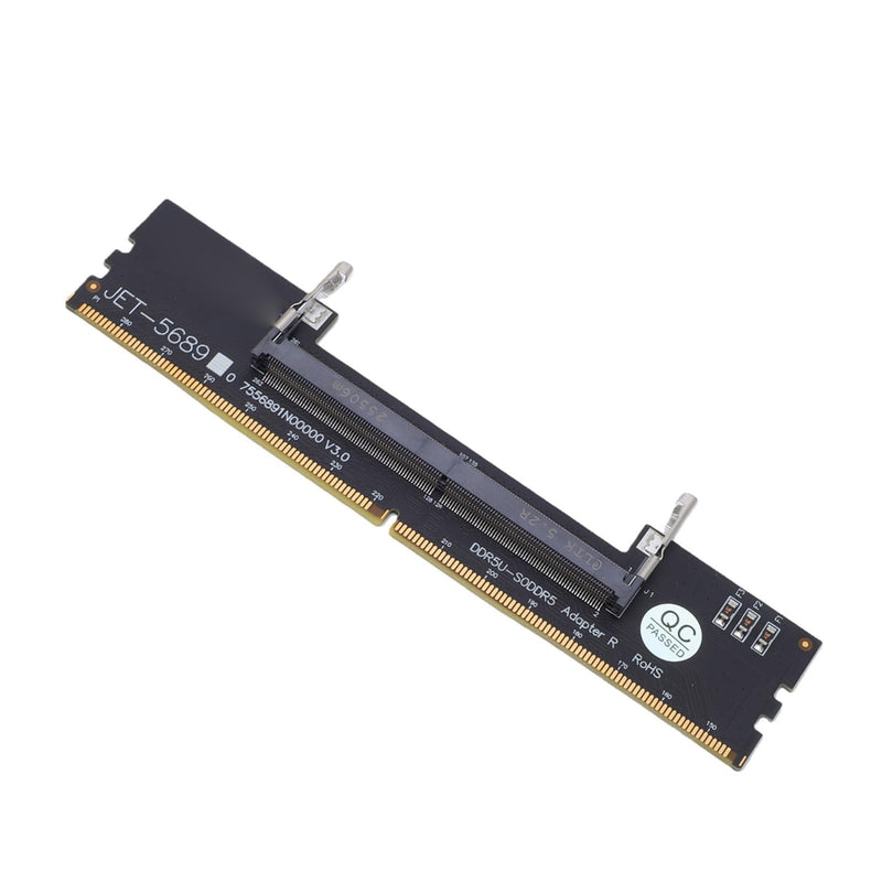 DDR5 U DIMM to So DDR5 Rvs Adapter Card, Laptop to Desktop Memory Converter for Computer Repair, with Stable Testing and Durable PCB for Maintenance
