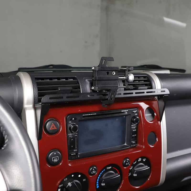 Car Instrument Panel Track Mobile Phone Holder Trim for Toyota FJ Cruiser 2007-2021 Central Control Air Vent Multifunctional Mobile Phone Holder (Style 1)