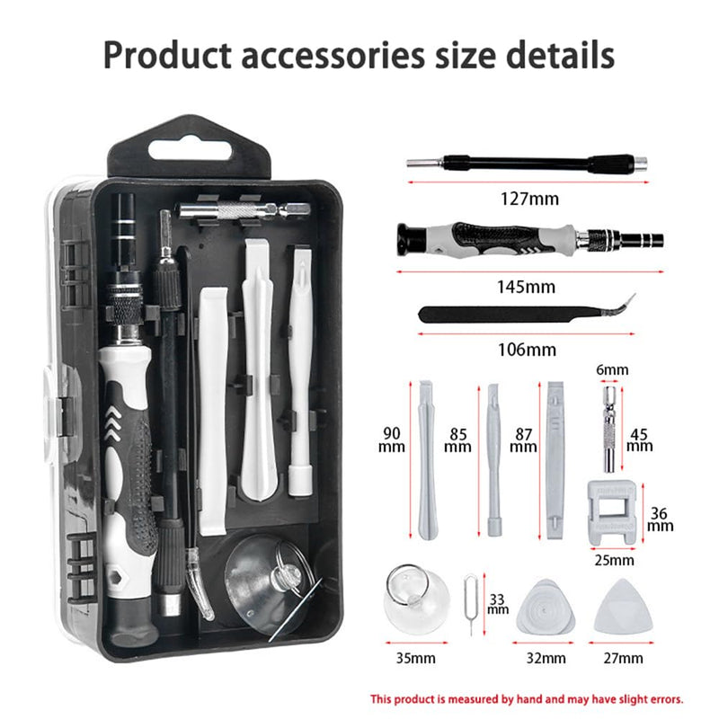 Precision Screwdriver Set, Professional 115 in 1 Magnetic Repair Tool Kit with Case for Computer, Laptop,Mobile Phone,iphone, Tablet, Game Console, Watch, DIY Projects etc