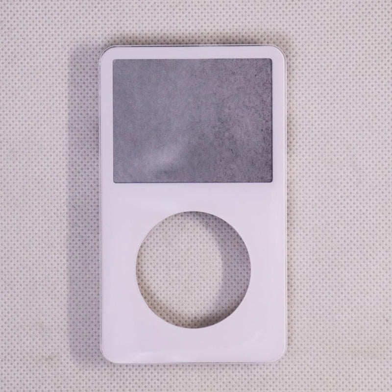 White faceplate with clickwheel with Button Key for iPod Video 5th gen 30GB 60GB 5.5th gen 30GB 80GB Plastic housing case White