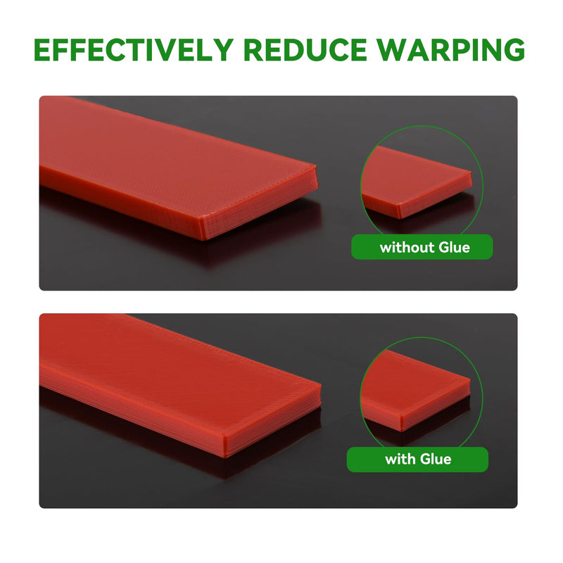 ENOMAKER Bamboo Lab 3D Printer Bed Adhesive 2PCS,3D Print Glue for Hot Bed,Avoid Warping for Printing ABS,PLA,PETG on Various Build Plate with Stronger Adhesion,No Residue,Durable than Glue Stick-60ml 2