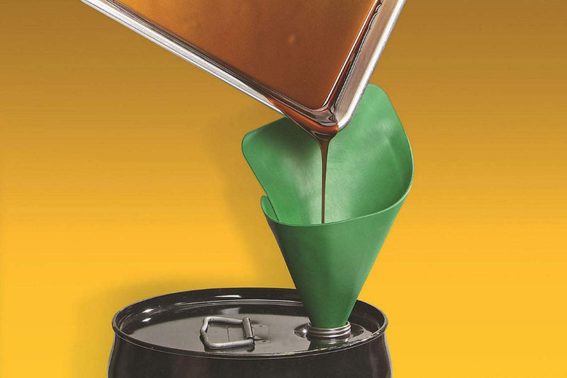 Form a Funnel - Flexible Funnels for Automotive Use, Drain Funnel, Durable Flex Funnel and Oil Change Funnel General Purpose (6.5" x 14.5")