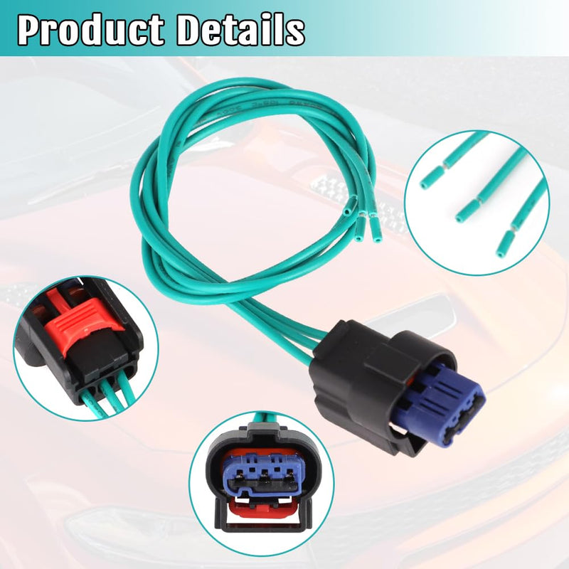 AUTOVIC Actuator Motor Connector Plug Pigtail for Exhaust Valve Compatible with Dodge Challenger Charger 2015-2023