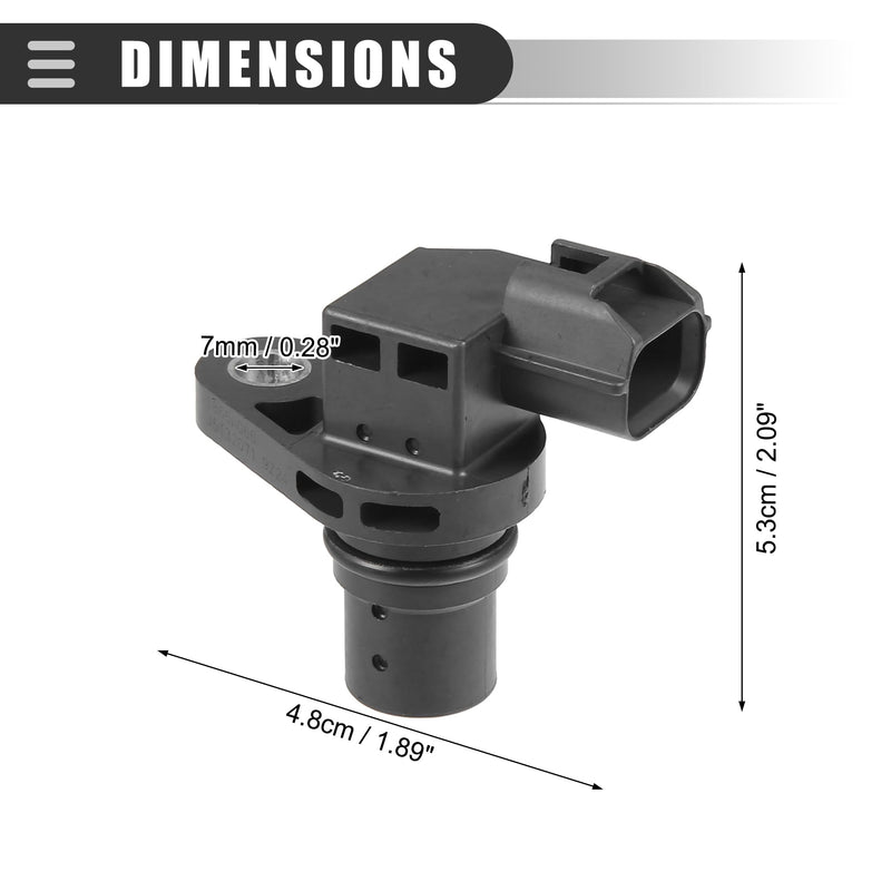 Motoforti Camshaft Position Sensor, for Mitsubishi Lancer Outlander 2008-2017, ABS, No.1865A066, Black, 2 Pcs