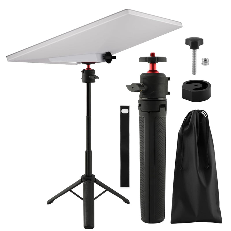 Starlink Mini Tripod Mount Kit , 360° Tilt & Height Adjustable Portable Starlink Mini Stand with Storage Bag and Aluminum Adapter, Heavy Duty Metal Satellites Holder for Outdoor Camping, RV Travel