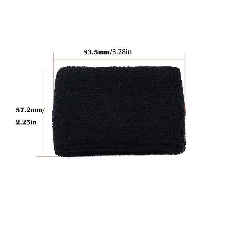 Compatible with MT09 2025 2024 2023 2021 MT-09 SP MT 09 Tracer MT10 SP Tracer 9 GT YZF R9 R7 R6 R1 MT07 MT03 Motorcycle Front Brake Fluid Oil Reservoir Cover Sock (Black Blue) Black Blue