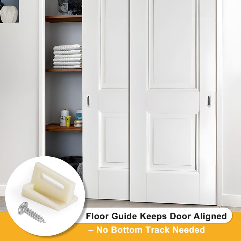 20 Pack Pocket Door Guide Bottom,Sliding Door Guide, 1.125 Inch,Jamb Mounted. 20